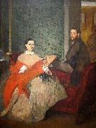Edgar Degas Edmondo and Therese Morbilli Spain oil painting artist